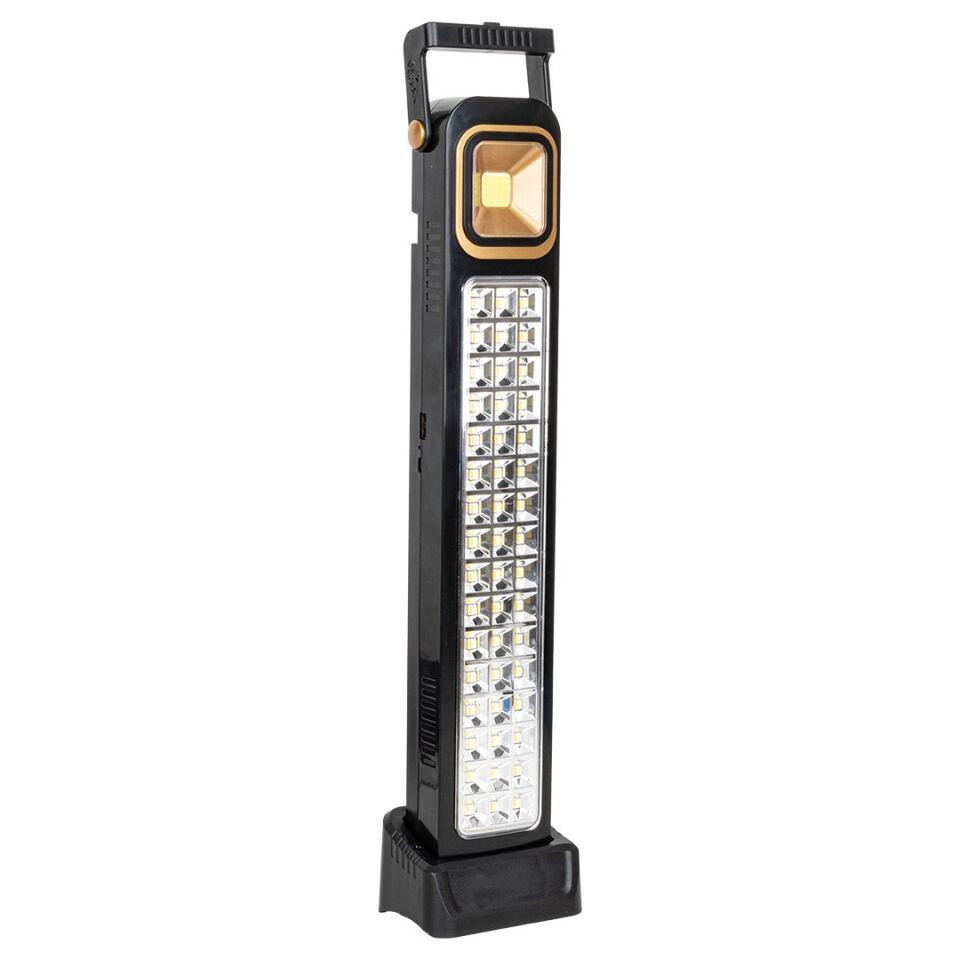 Powermaster HEL-6866T-1 48 Ledli 45w Solarlı Şarjlı Işıldak