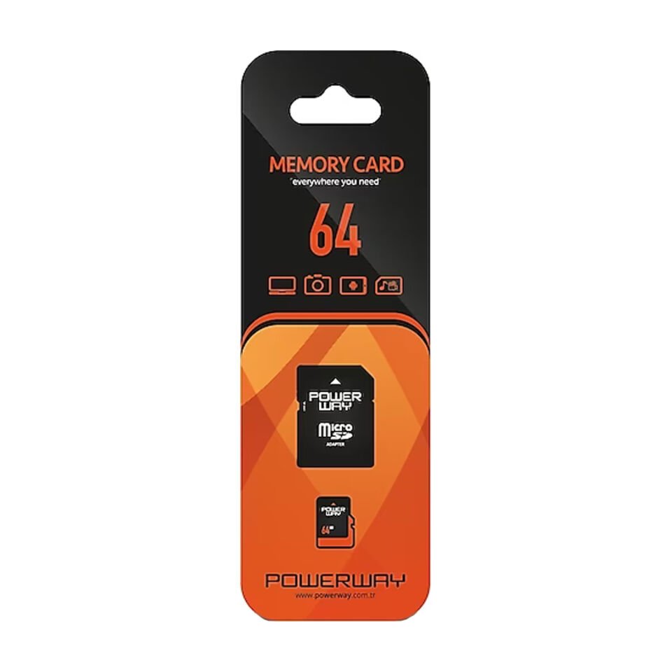 Powerway PWR-64 64 GB Micro SD Hafıza Kartı