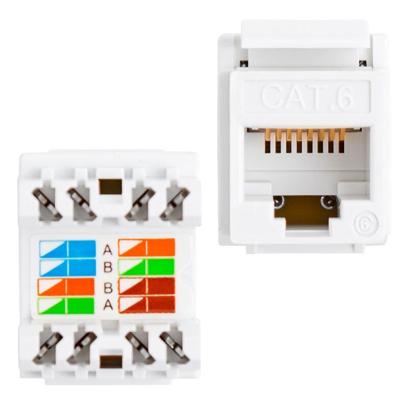 Powermaster Rj 45 Cat6 Şase 180° Keystone Jack