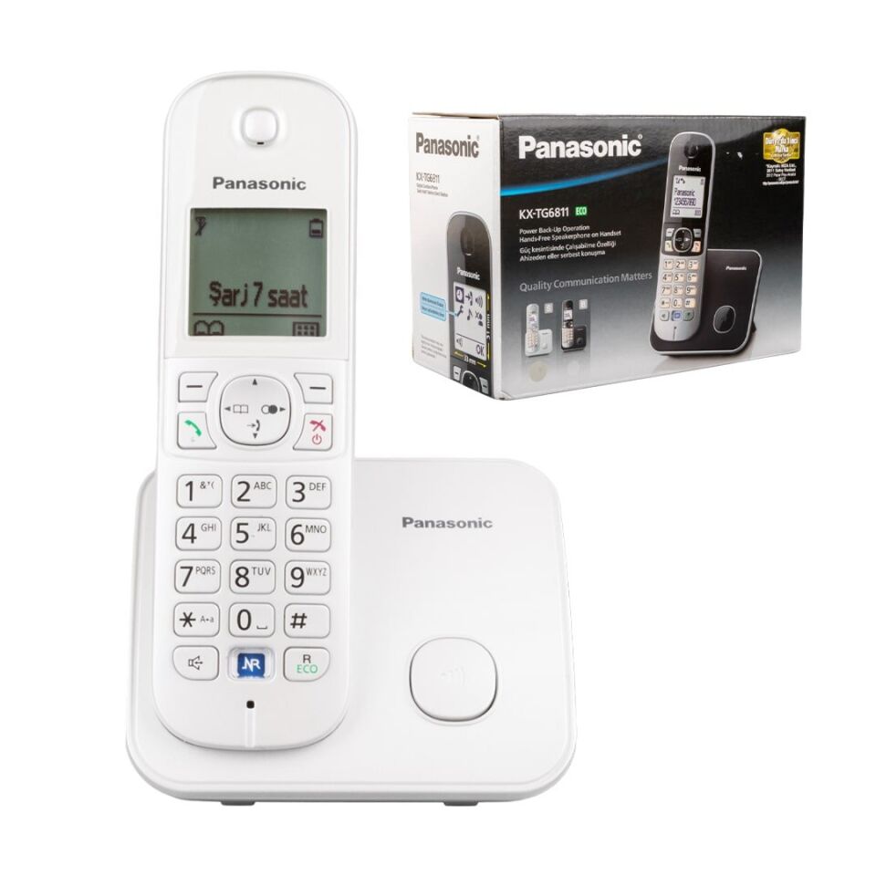 Panasonic KX-TG6811 Gri Dect Telsiz Telefon