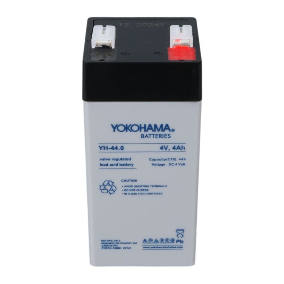 Yokohama YH-44.0 4 Volt - 4 Amper Dik Akü (46x46x100 mm)