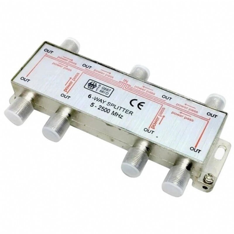 Mag 1/6 6 Yollu Splitter 5-2500 Mhz