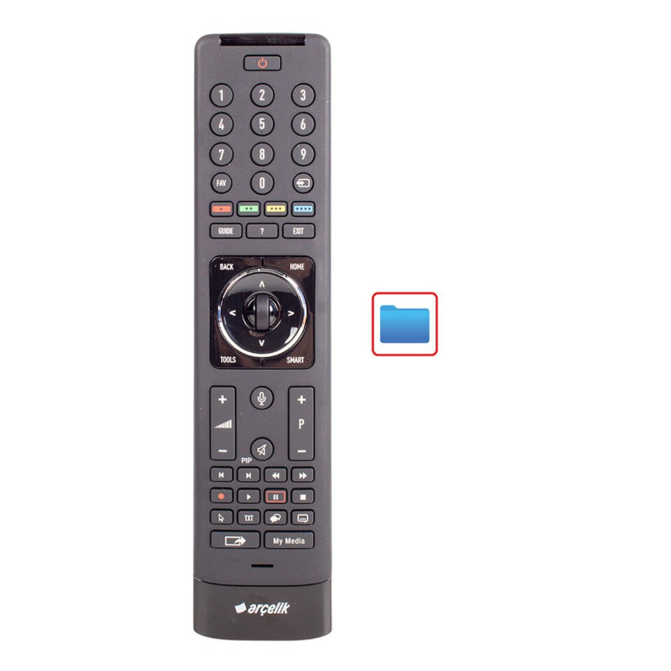 Arçelik Beko Grundig XRA18700-AA Lcd Sihirli Metalik Kumanda