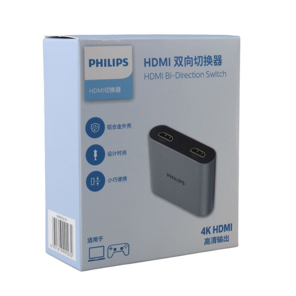 Philips SWR9101A/93 4K Yüksek Çözünürlüklü HDMI Switch