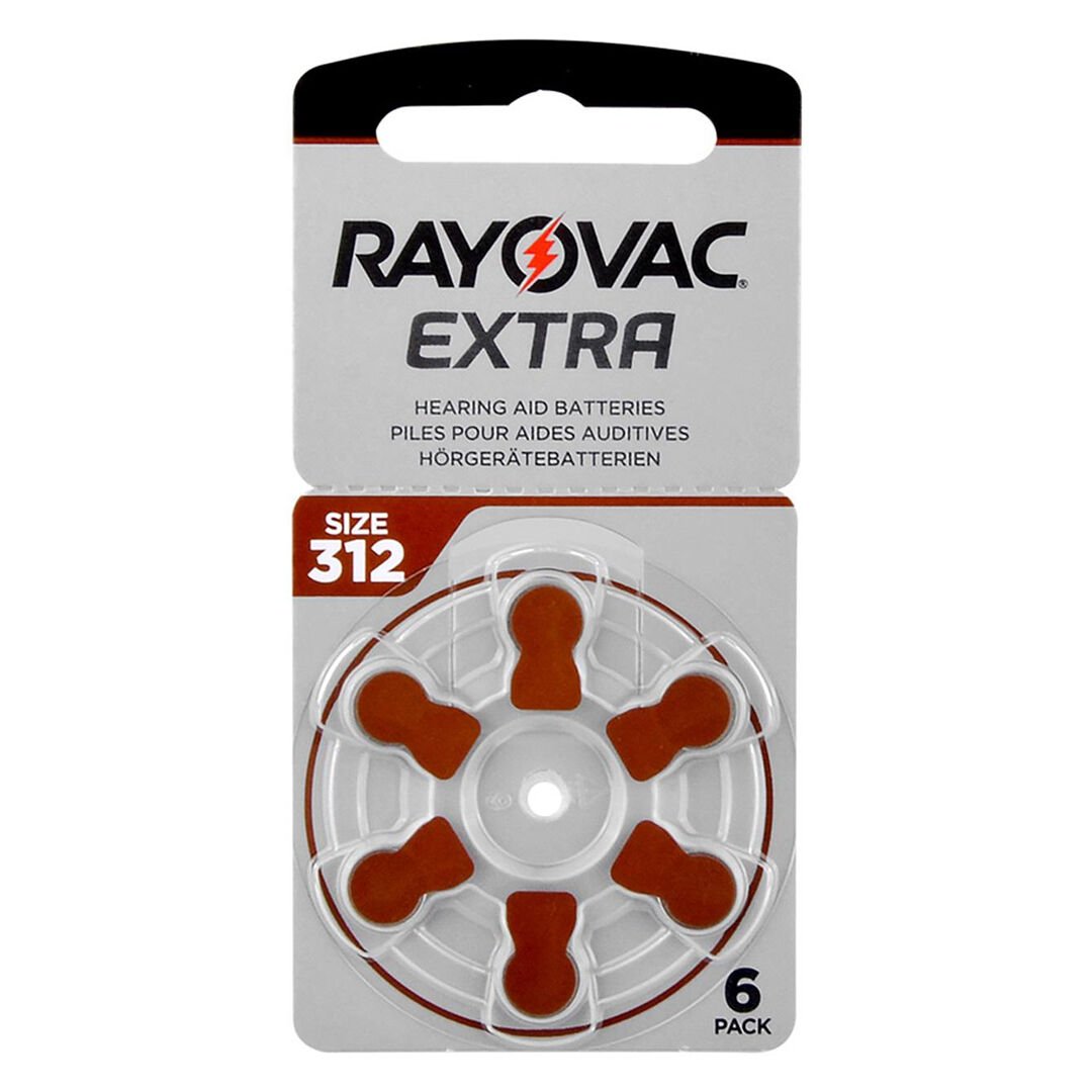 Rayovac 312 Numara Kulaklık İşitme Cihazı Pili (6'lı Paket)