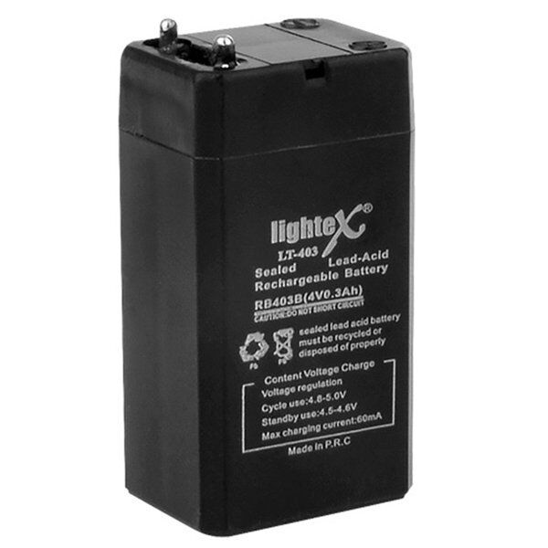 Lightex LT-403 4 Volt 0.3 Amper Akü