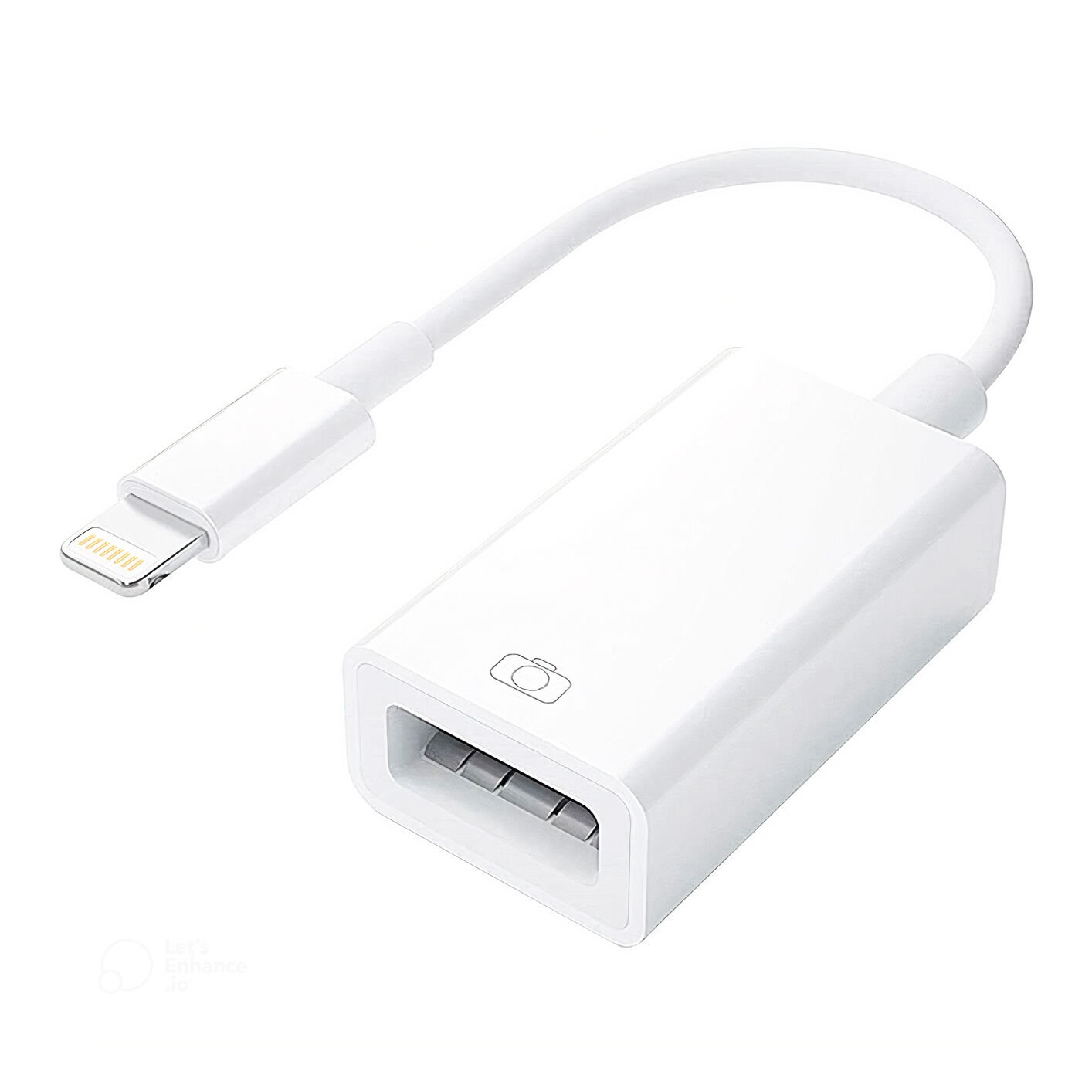 iPad iPhone Lightning Uyumlu USB Girişli OTG Çevirici Adaptör