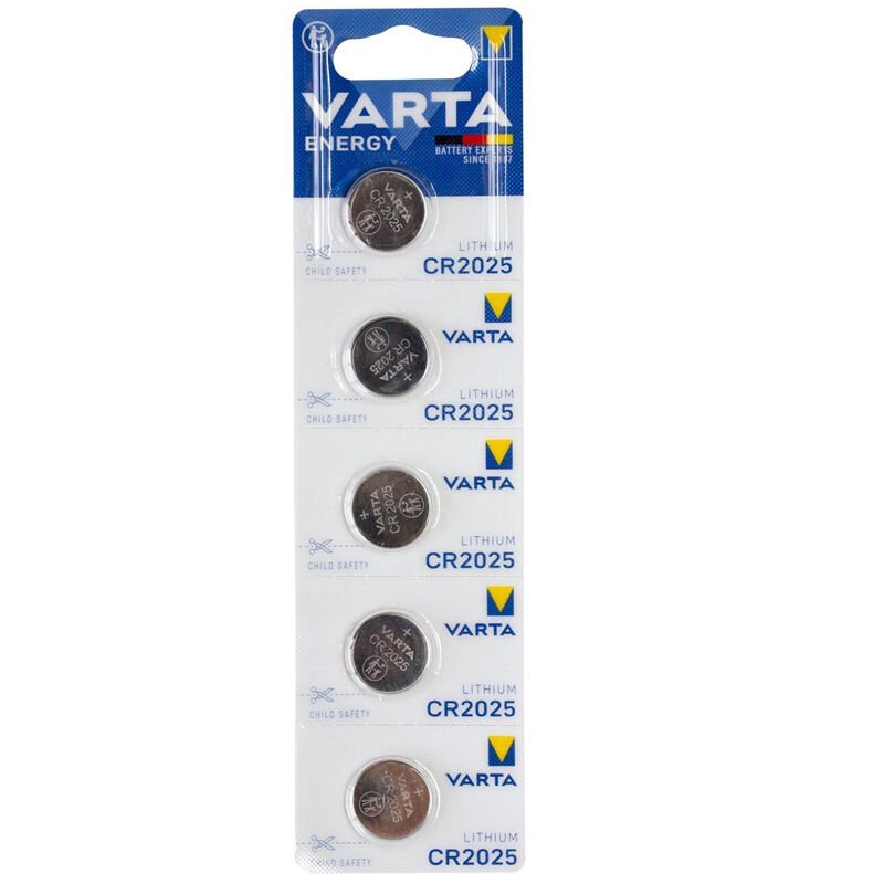 Varta CR2025 3 Volt Lityum Pil (5'li Paket)