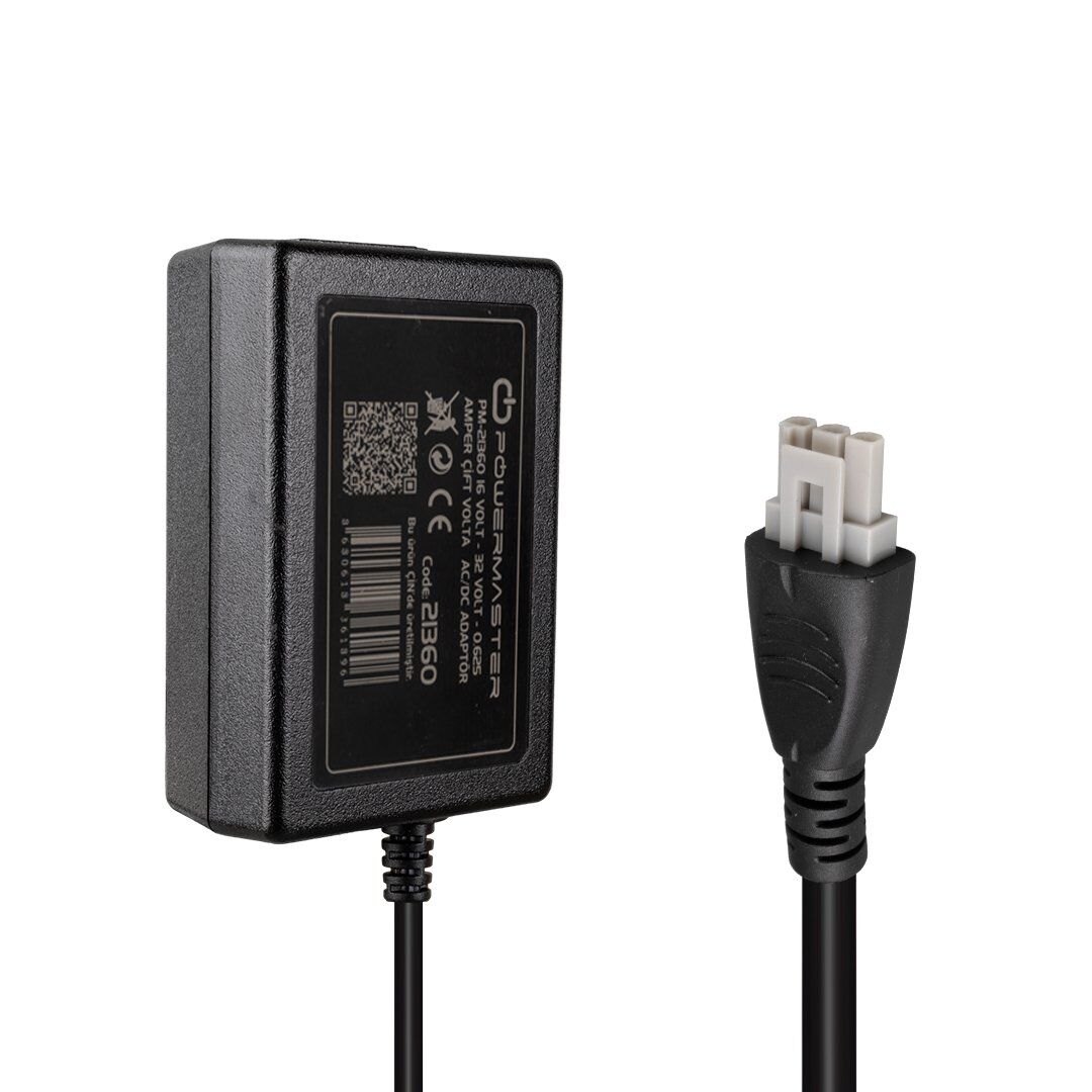 Powermaster PM-21360 16 Volt - 32 Volt - 0.625 Amper Çift Voltaj Ac/Dc Hp Yazıcı Adaptörü