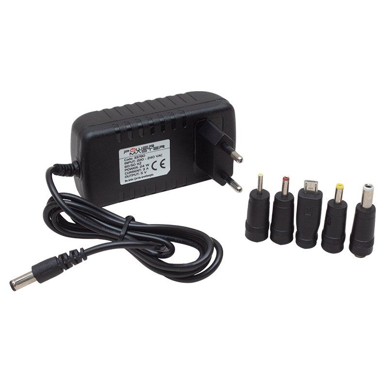 Powermaster PM-33780 5 Volt - 3 Amper - 15 Watt Çok Uçlu Universal Adaptör