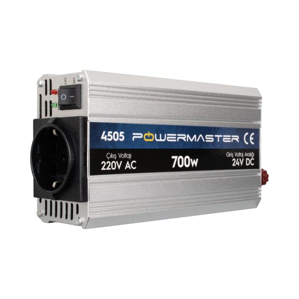 PowerMaster PM-4505 24 Volt - 700 Watt Modifiye Sinüs İnverter