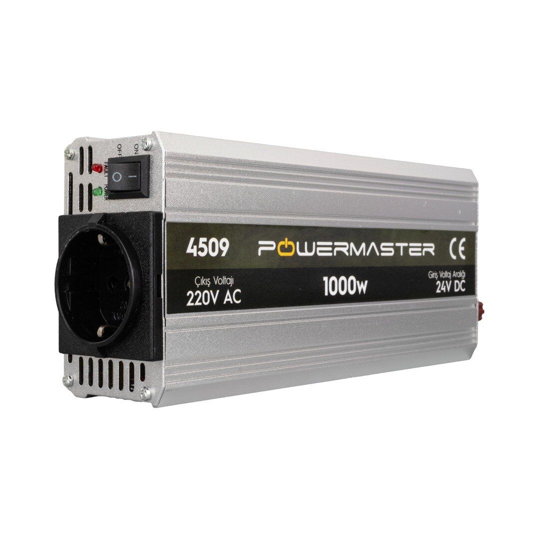 PowerMaster PM-4509 24 Volt - 1000 Watt Modifiye Sinüs İnverter