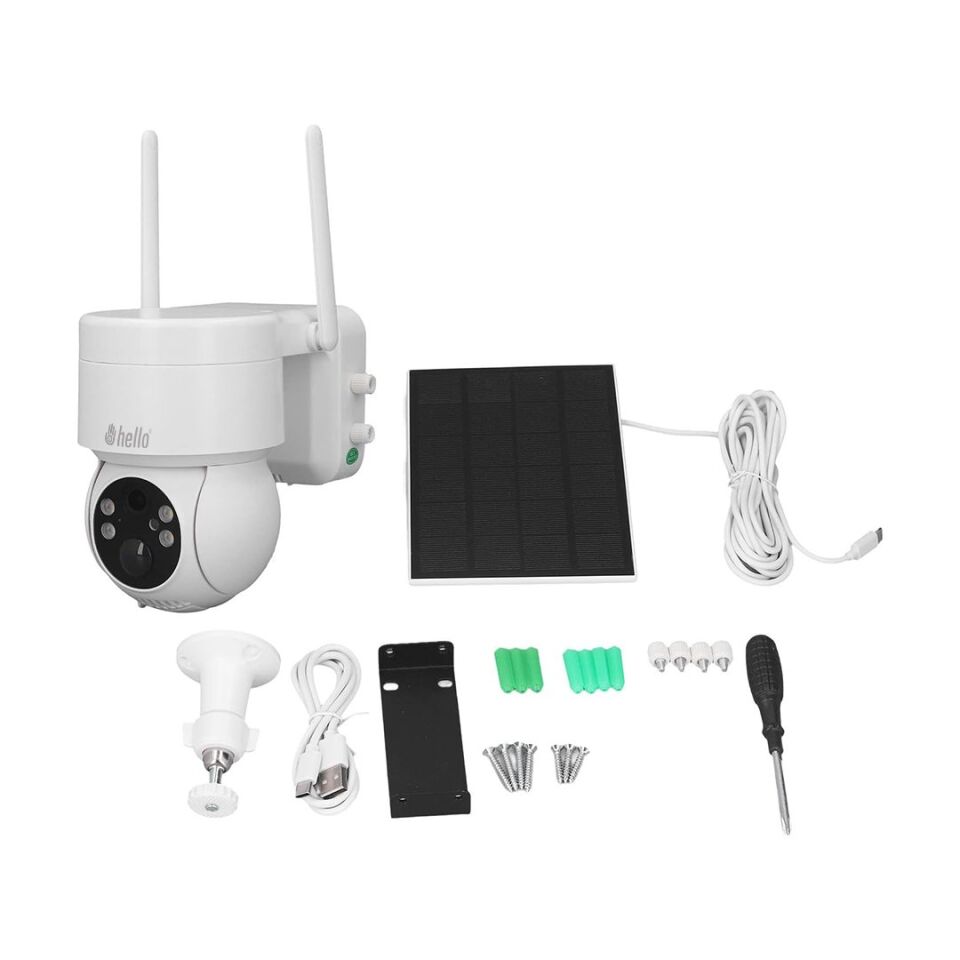 Hello WS-Q704X 4mp iCSee Destekli Solar Wifi Kamera