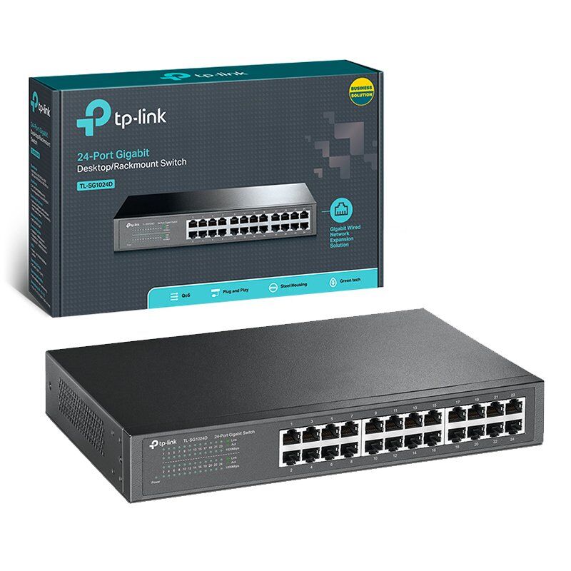 Tp-Link TL-SG1024D 24 Port Gigabit Ethernet Switch