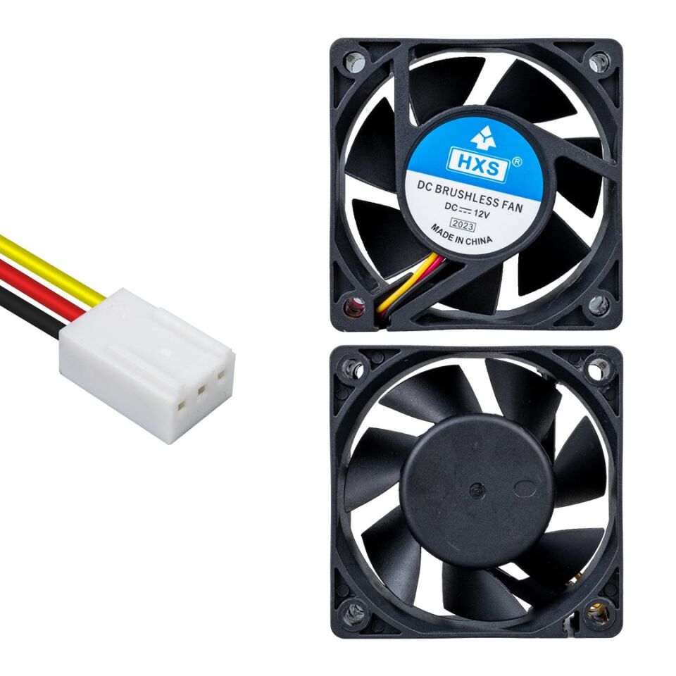 PowerMaster IC-216 Fırçasız DC Fan 60X60X25mm 12 Volt 3 Pin (Seri 1)