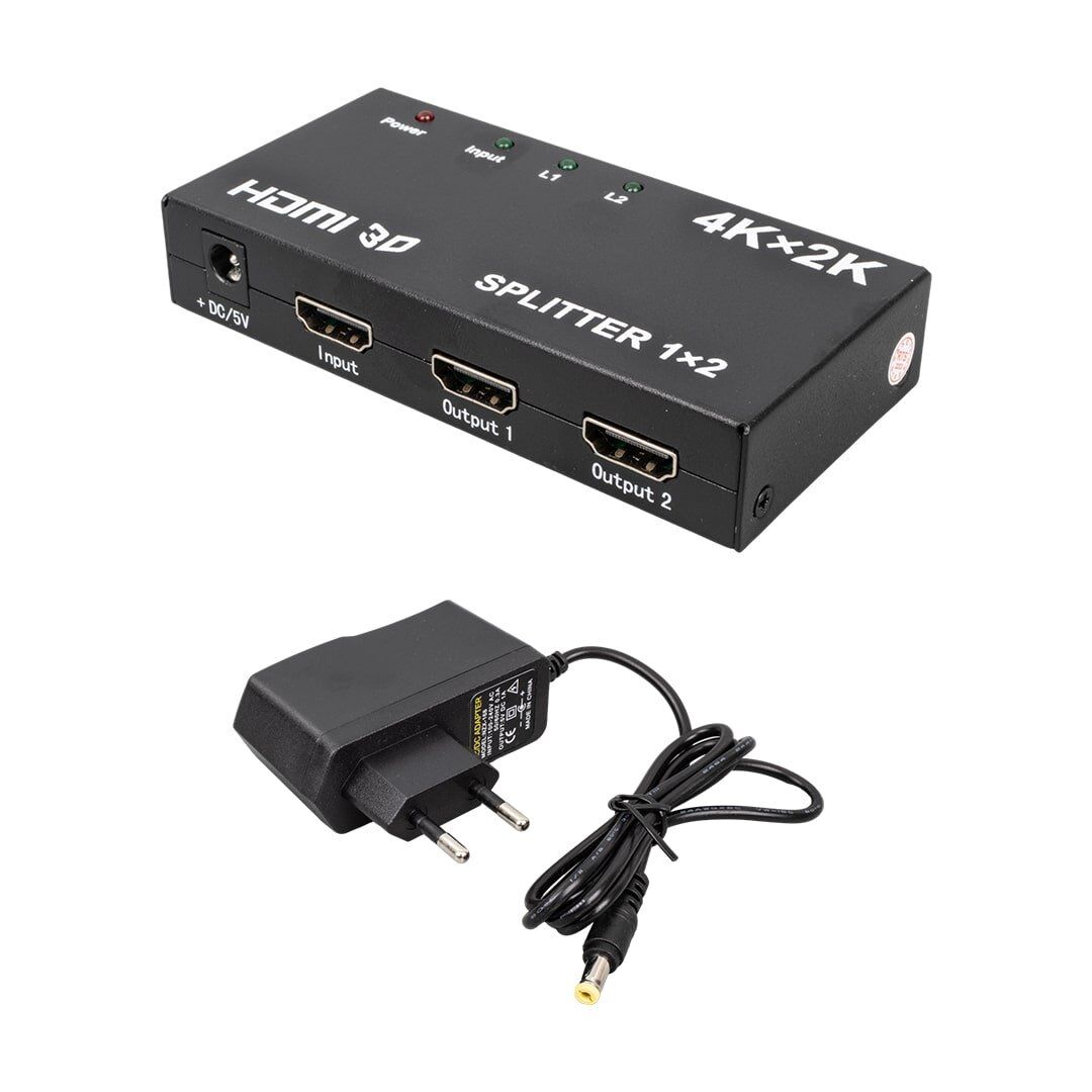 Fully G-538F 2 Port HDMI Splitter Dağıtıcı