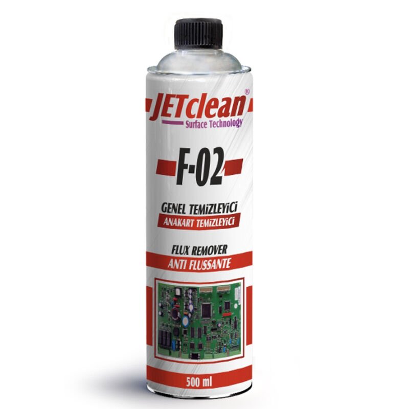 Jetclean F-02 500 Ml Flux Anakart Temizleme Sıvısı