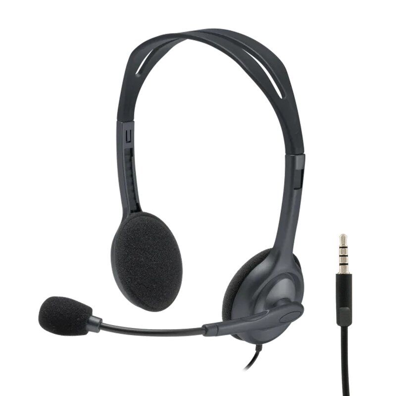 Logitech H111 Stereo Kablolu Siyah Kulaklık