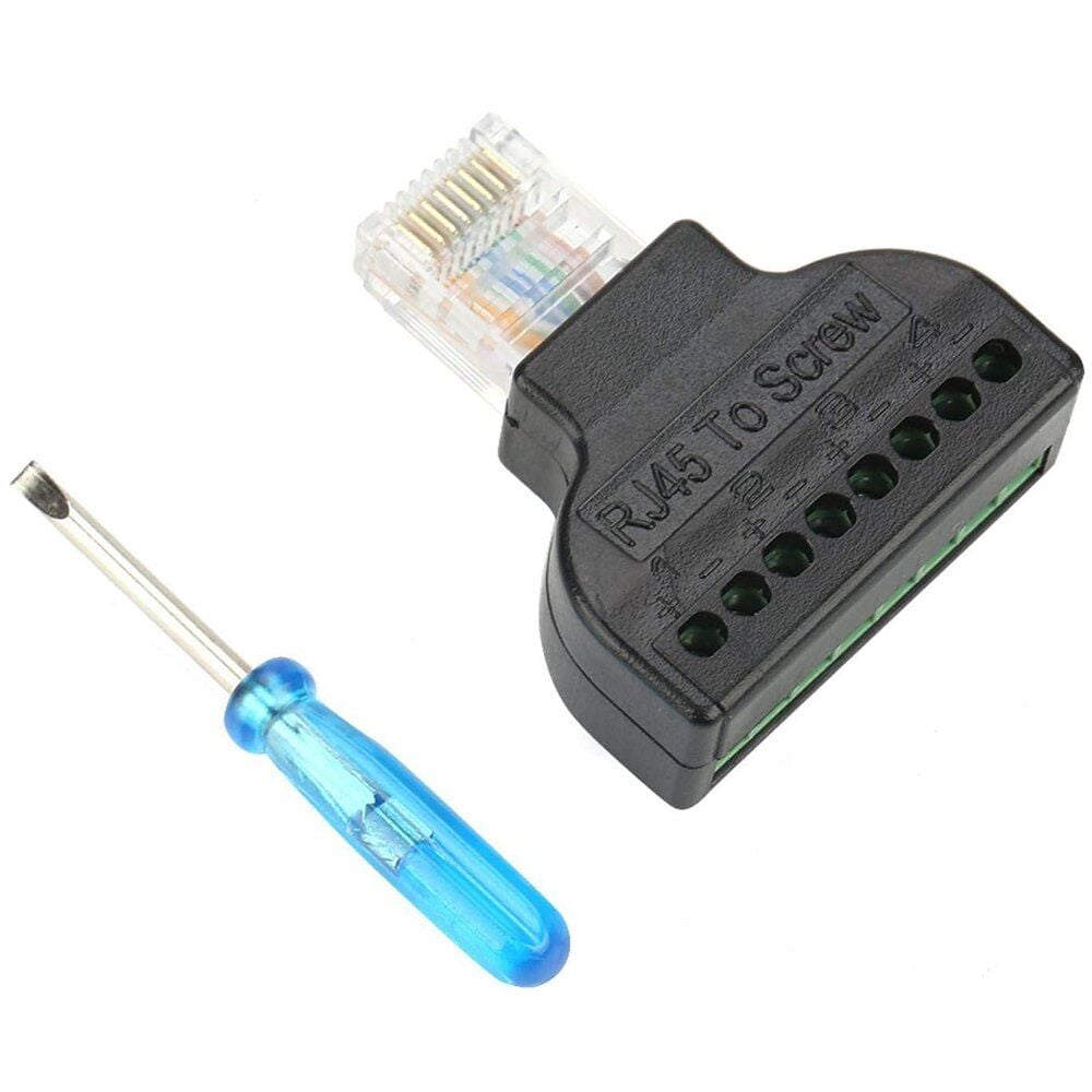 Powermaster PM-24267 RJ45 To Screw Terminal Çevirici