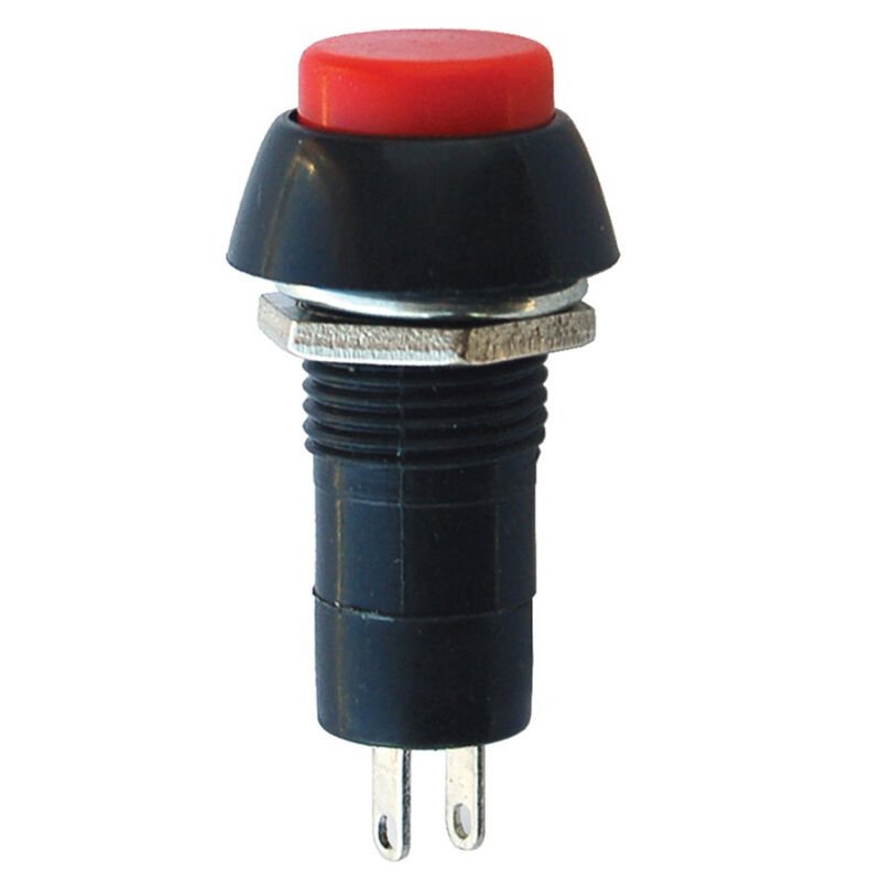 IC-186 Yuvarlak Basmalı 12 Mm Kalıcılı Buton Anahtar