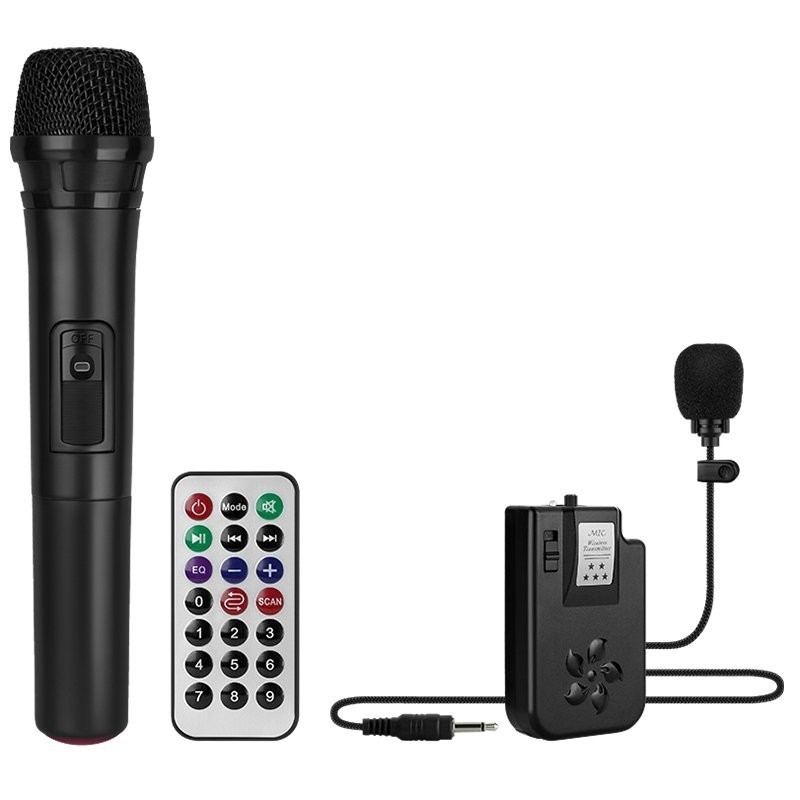 Ses Sistemleri | MAGICVOICE MV-2016 VHF EL+YAKA MİK USB*SD*BT-TAŞINABİLİR-SEYYAR ANFİ | 16196 | Yaka Mikrofonlu 175 Watt Taşınabilir Şarjlı Hoparlör Anfi  | 